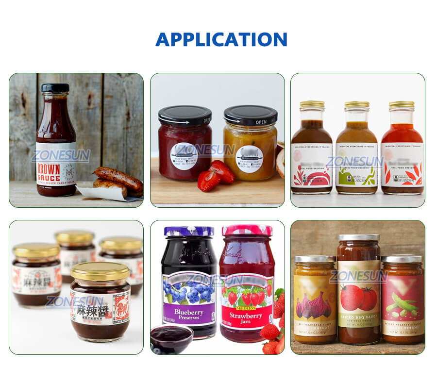 application of jam filling line