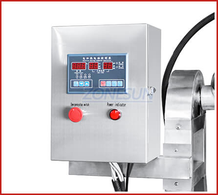 Painel de controle de vaso de cozinha industrial