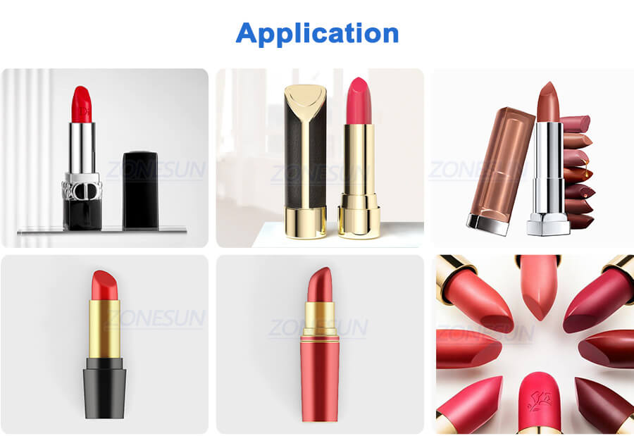 application of lip balm filler
