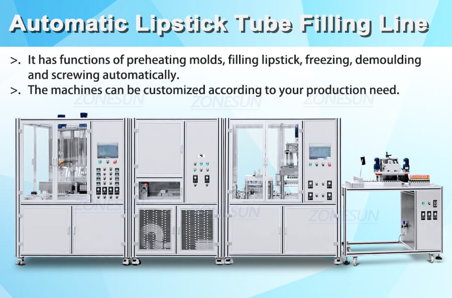 lip balm tube filling packaging machine