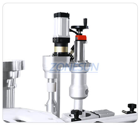 capping structure of liquid filling capping machine