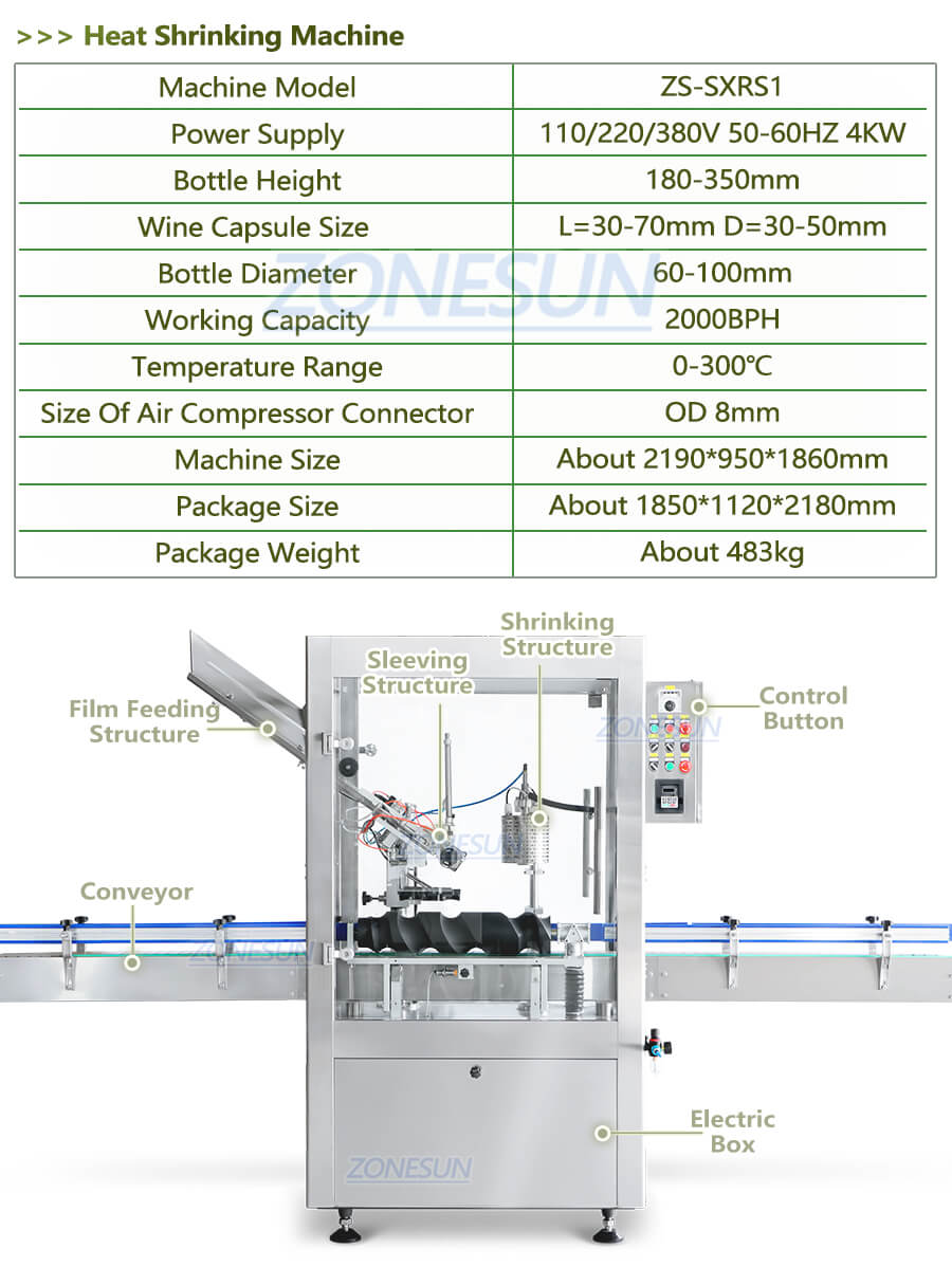 shrink band shrinking machine