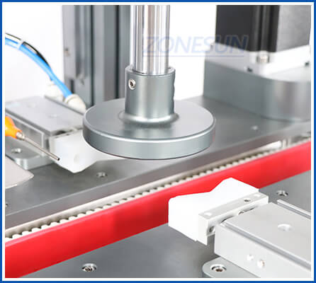 capping structure of jar capping machine