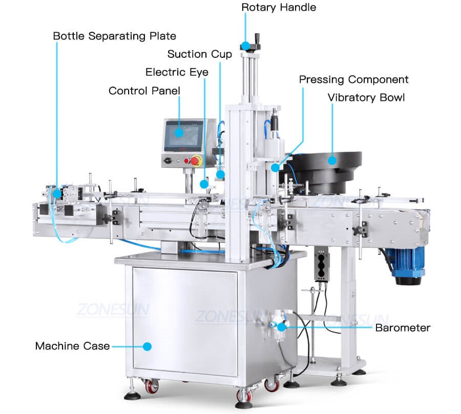 cap pressing machine