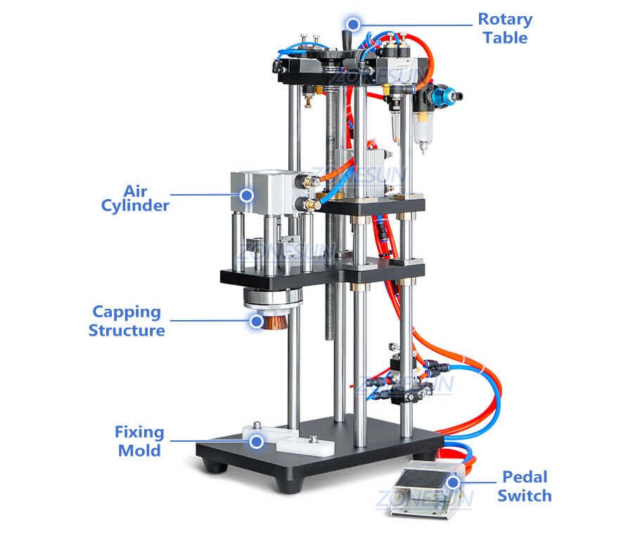 perfume bottle crimping machine