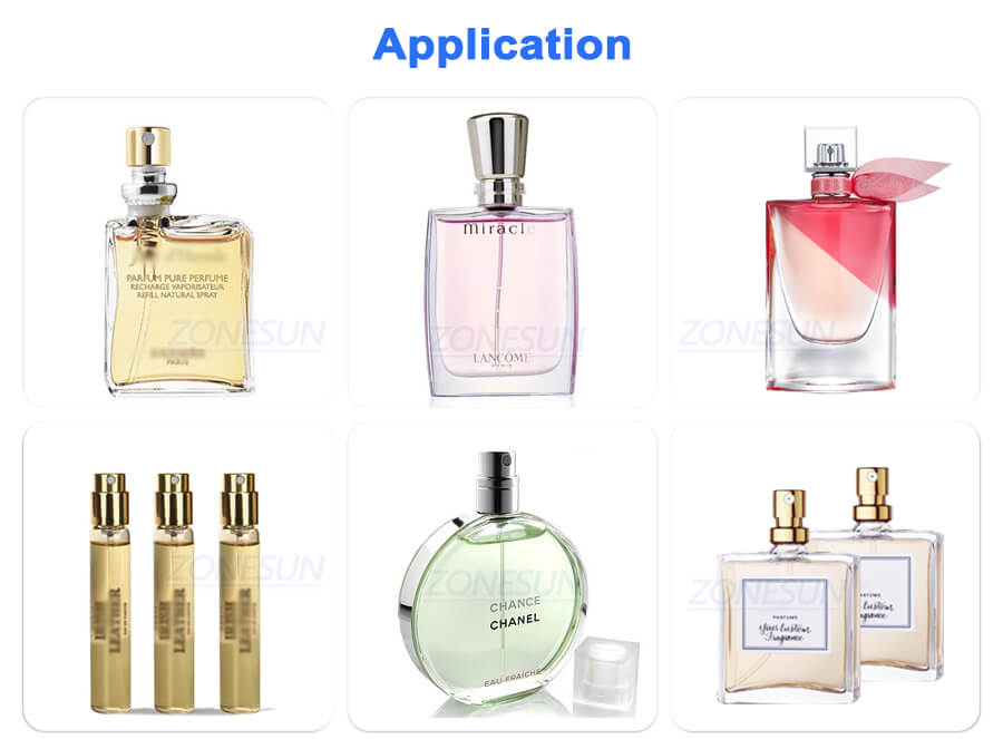 parfüm csomagológép alkalmazása