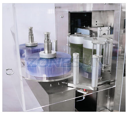 unwinding structure of plastic ampoule packaging machine