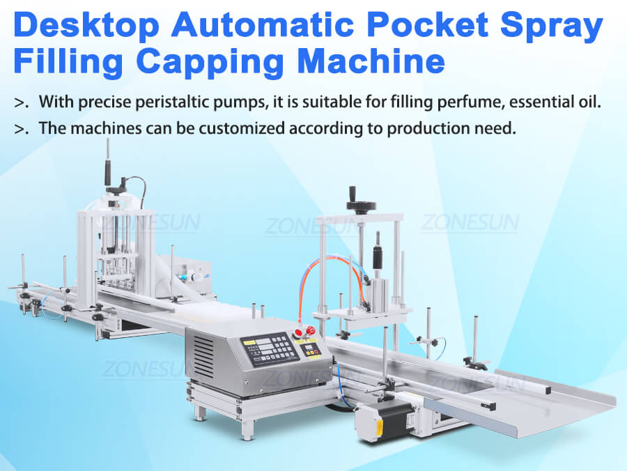 pocket perfume filling capping machine