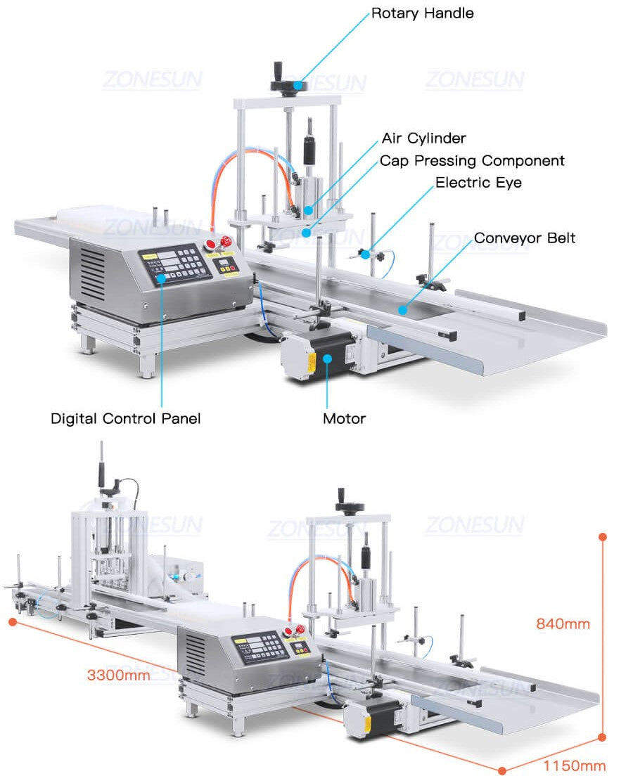 pocket perfume cap pressing machine