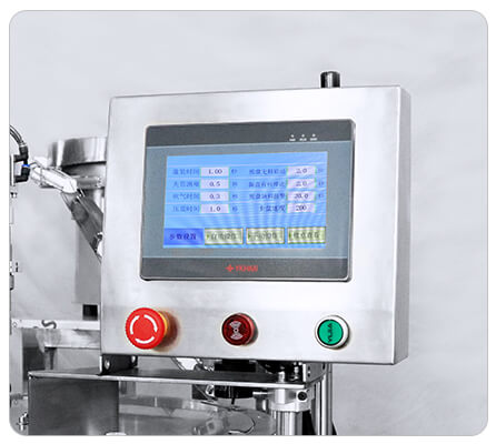 Painel de controle da máquina de encher de preenchimento de bolsas de bico