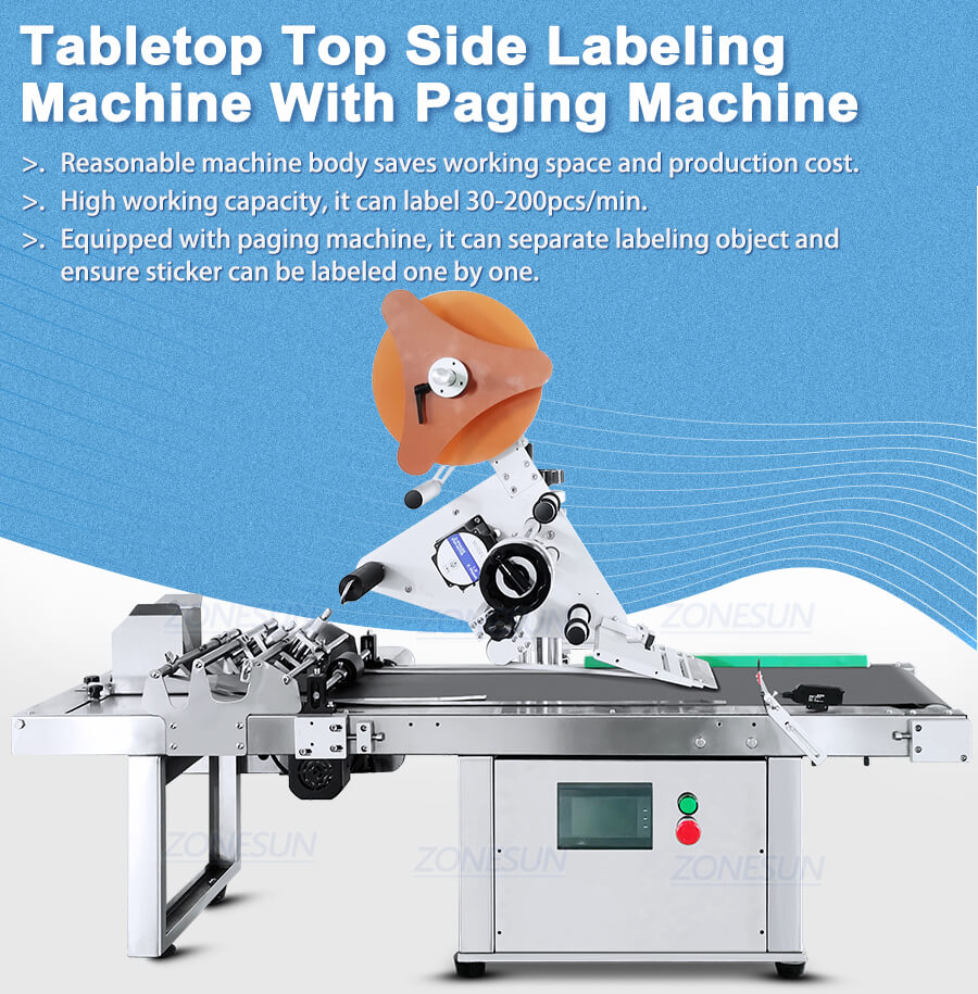 Labelator woreczki tabletopa