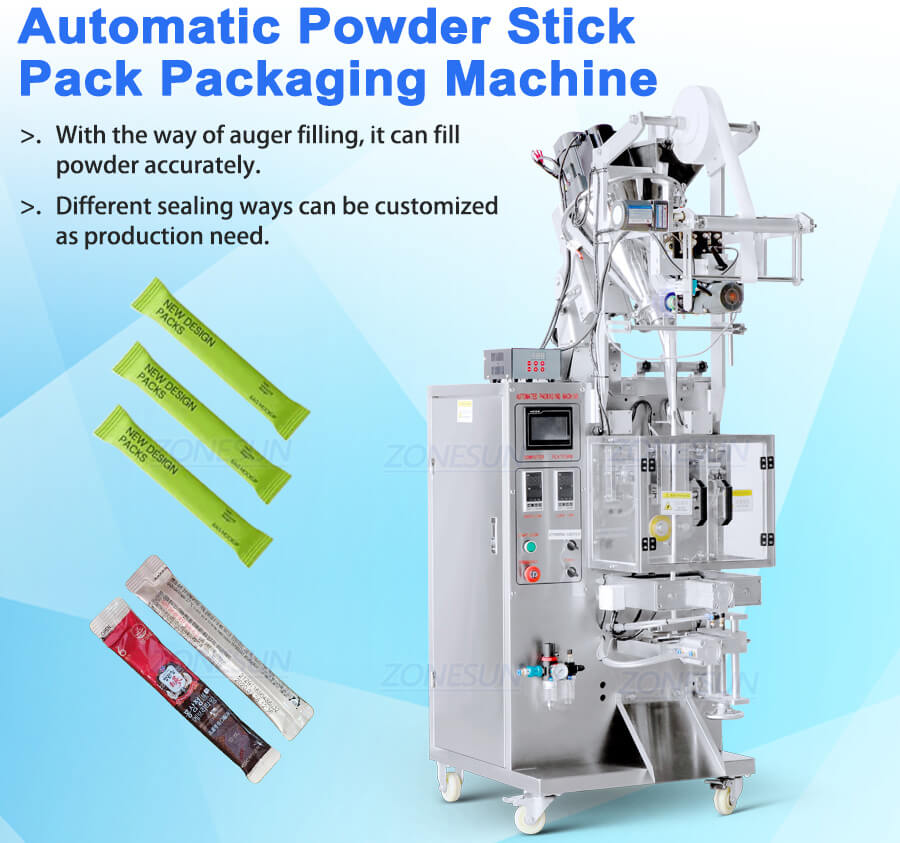 VFFS packaging machine for powder