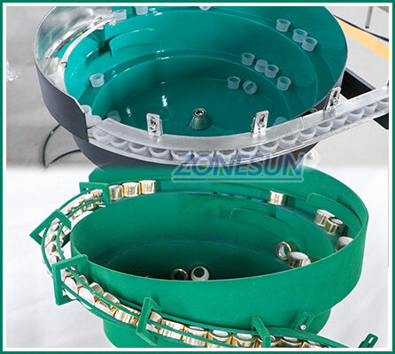 vibratory bowl sorter of reed disffuser capping machine