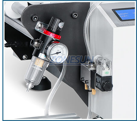 air barometer of roll film cutting sealing machine