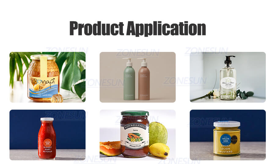 Application of  honey jam filling machine