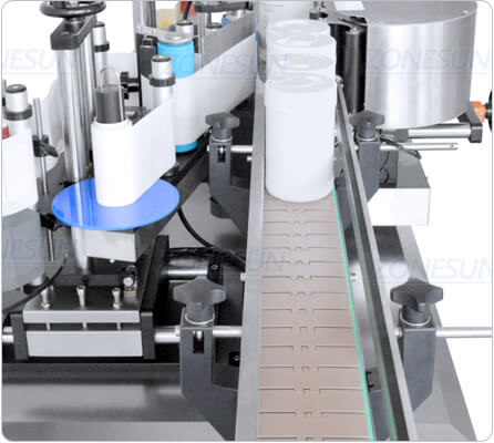 conveyor of round bottle labeling machine