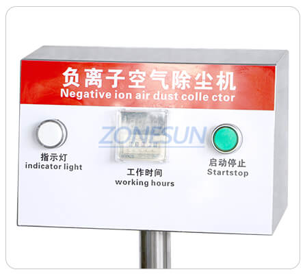 control button of semi-automatic air bottle rinser