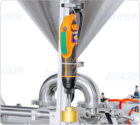 capping head of pouch bag filling capping machine