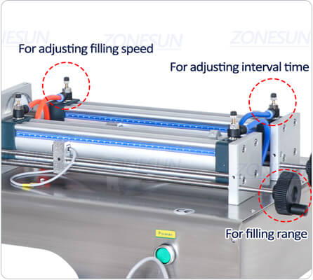 cylinder of pouch bag filling capping machine