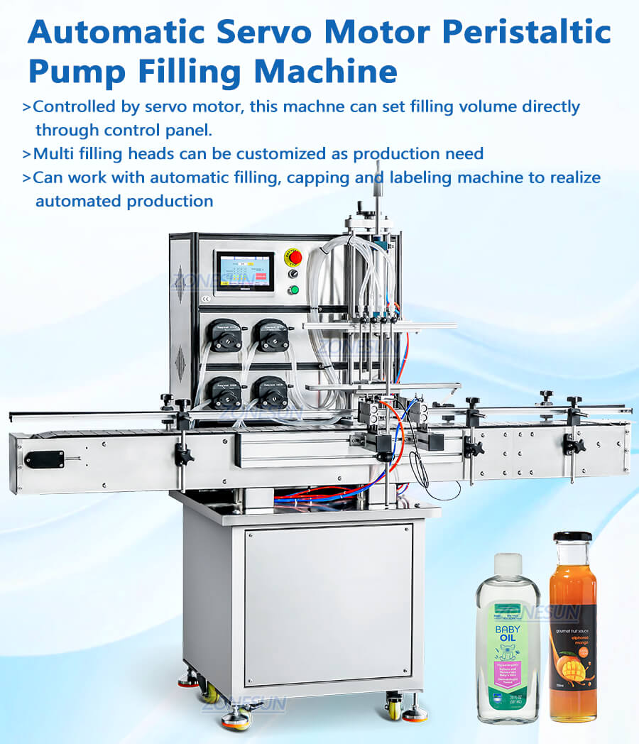 peristaltic pump filling machine