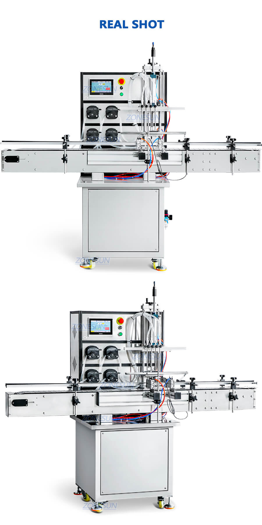 Machine de remplissage de pompe péristaltique pour liquide