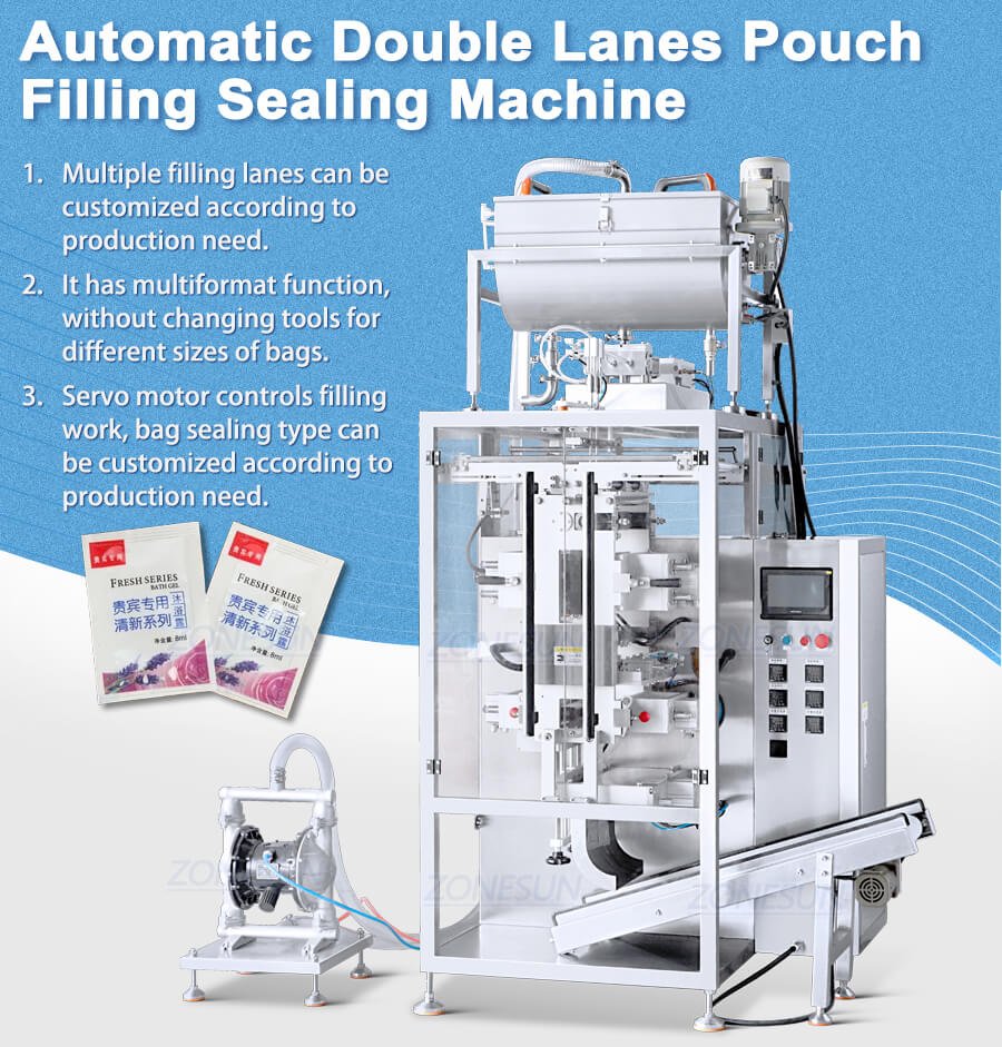 shampoo sachet packing machine