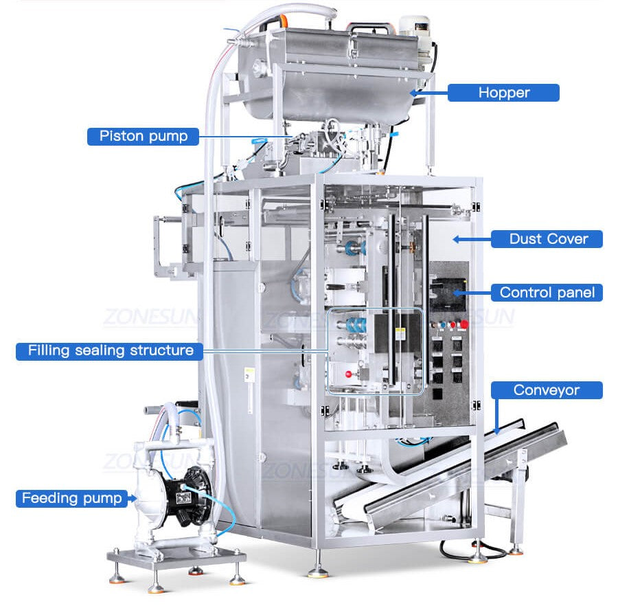 shampoo pouch packing machine