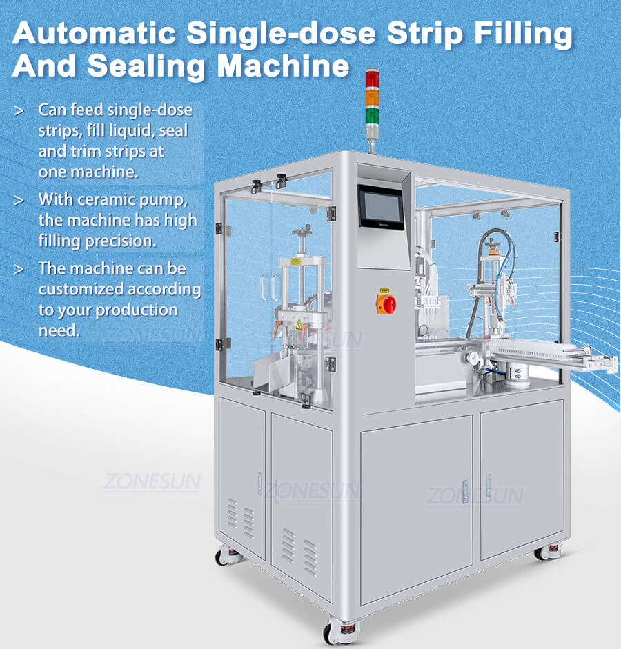 mono dose strips filling machine