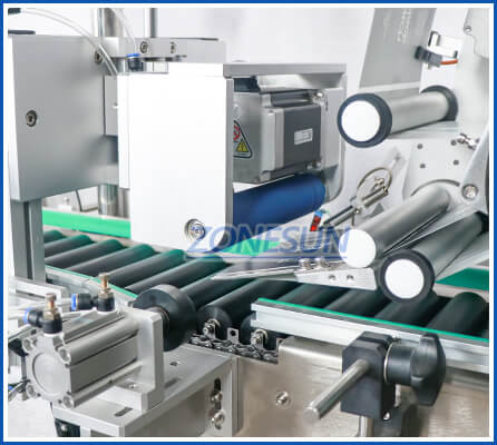 labeling structure of soft tube labeling machine