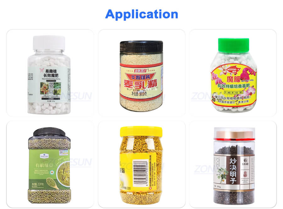 application of spice filling machine