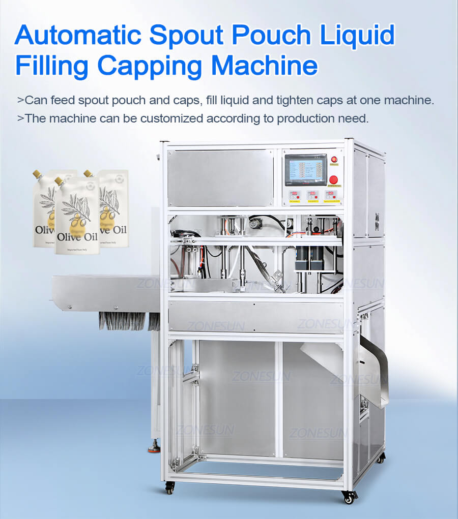 spout pouch filling sealing machine