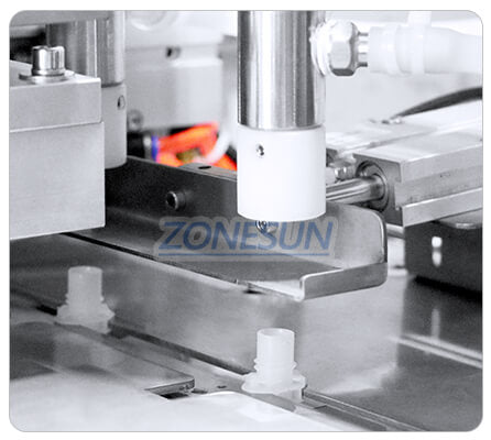 filling nozzle of spout pouch filling capping machine