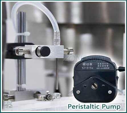 perisatltic pump of perfume vial filling machine