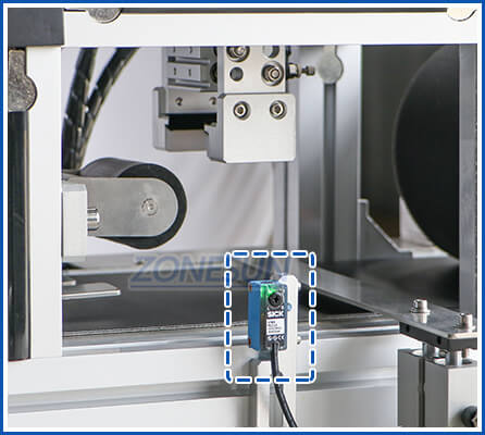 Elektrisches Auge von drei Seiten Kennzeichnung Machine-2