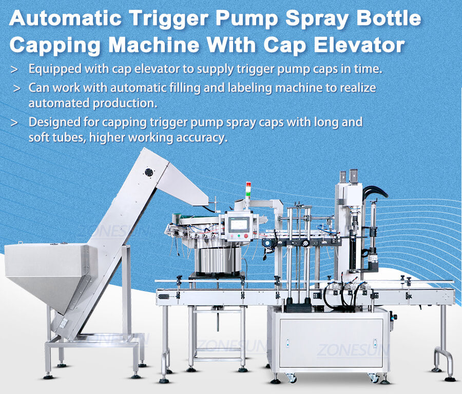 trigger  sprayer bottle capping machine