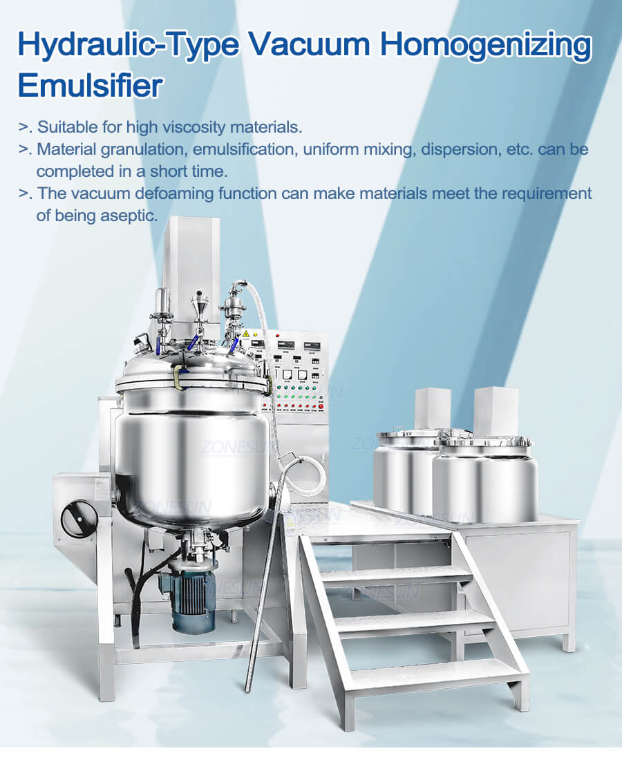 vacuum homogenizing emulsifier