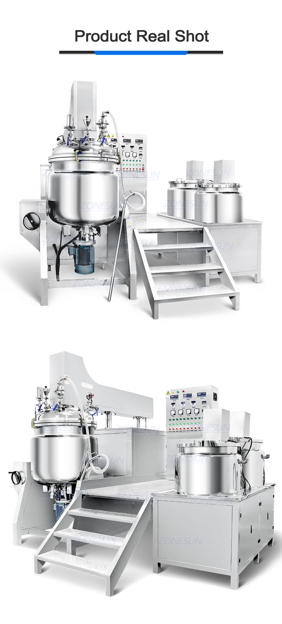 cosmetic cream vacuum homogenizing emulsifier