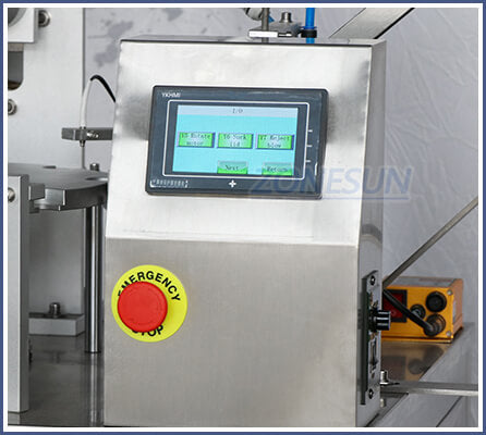 Control Panel of Induction Wad Inserting Machine