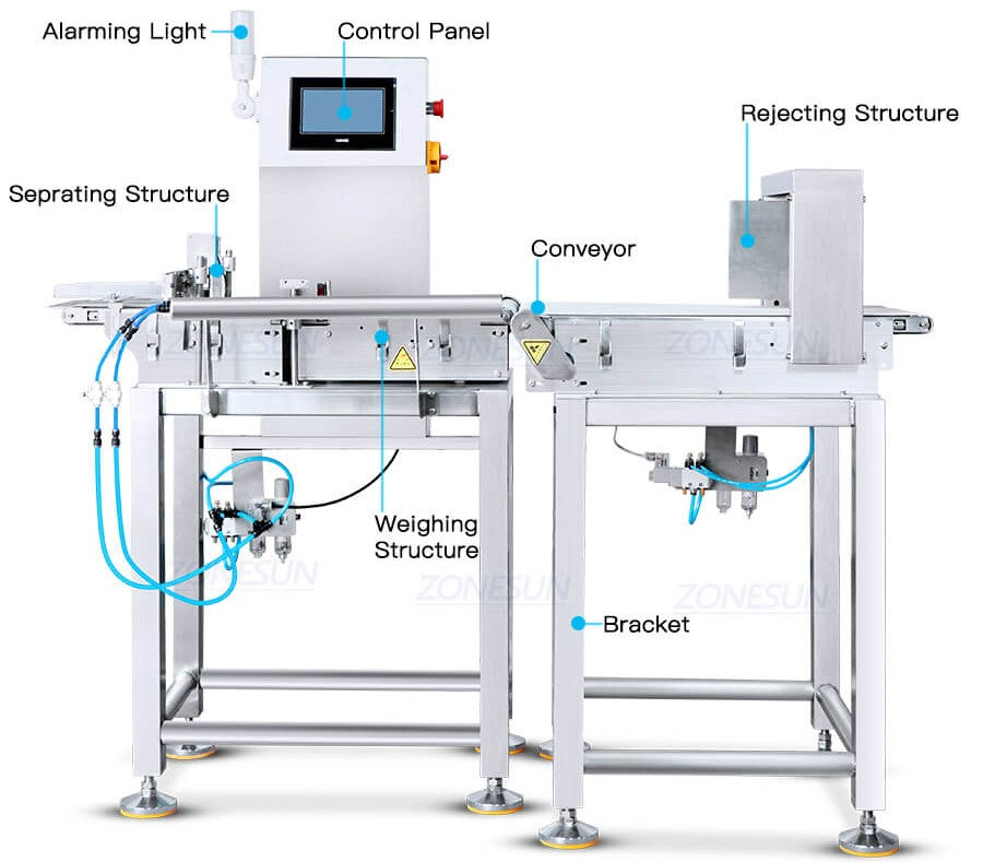 weighing detecting machine for food