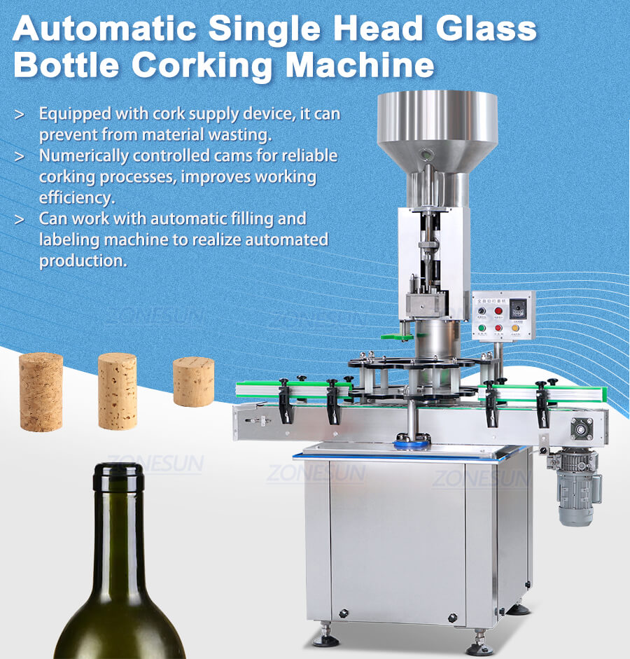 bottle corking machine for wine