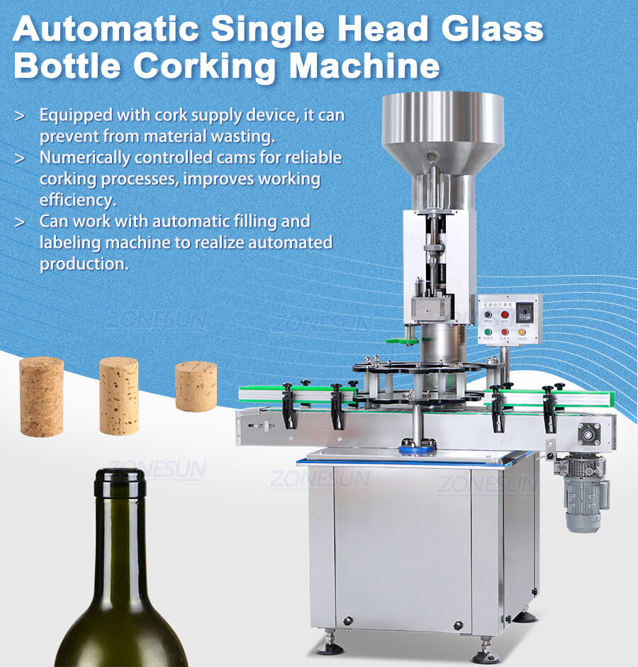 Machine de bouteille pour le vin