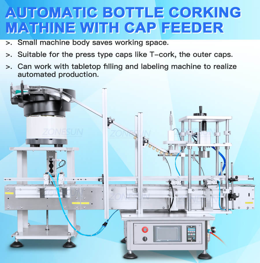 Máquina de cortiça automática