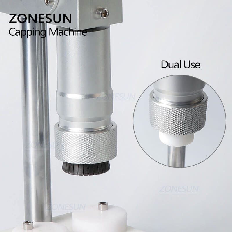 ZONESUN Stainless Steel Manual Vial Crimper Hand Sealing Machine