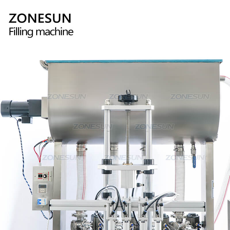 ZONESUN Chili Sauce Tabasco Mixng Filling Machine With Mixer – ZONESUN  TECHNOLOGY LIMITED