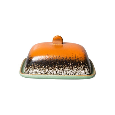 HKliving Ceramic 70's Salt & Pepper Set - asteroids/peat