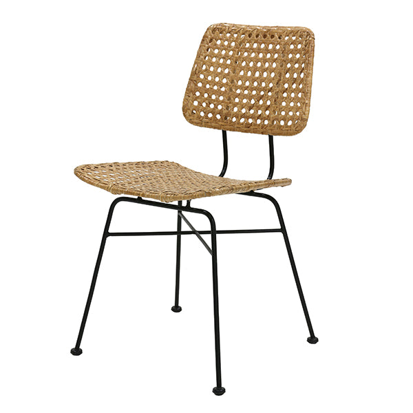 Desk Chair Rattan Natural Hk Living House Of Orange