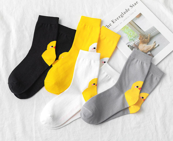 Rubber Duckie Ankle Socks (4 Colours) – Ice Cream Cake