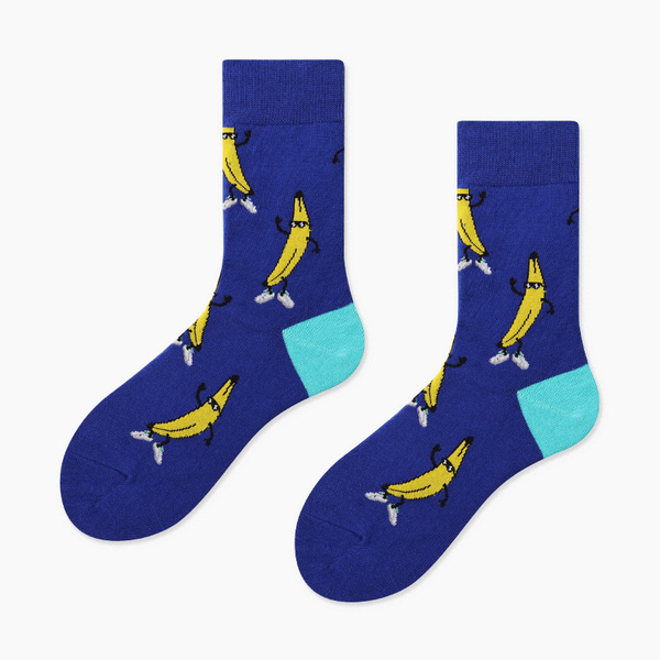 Dancing Banana Ankle Socks – Ice Cream Cake