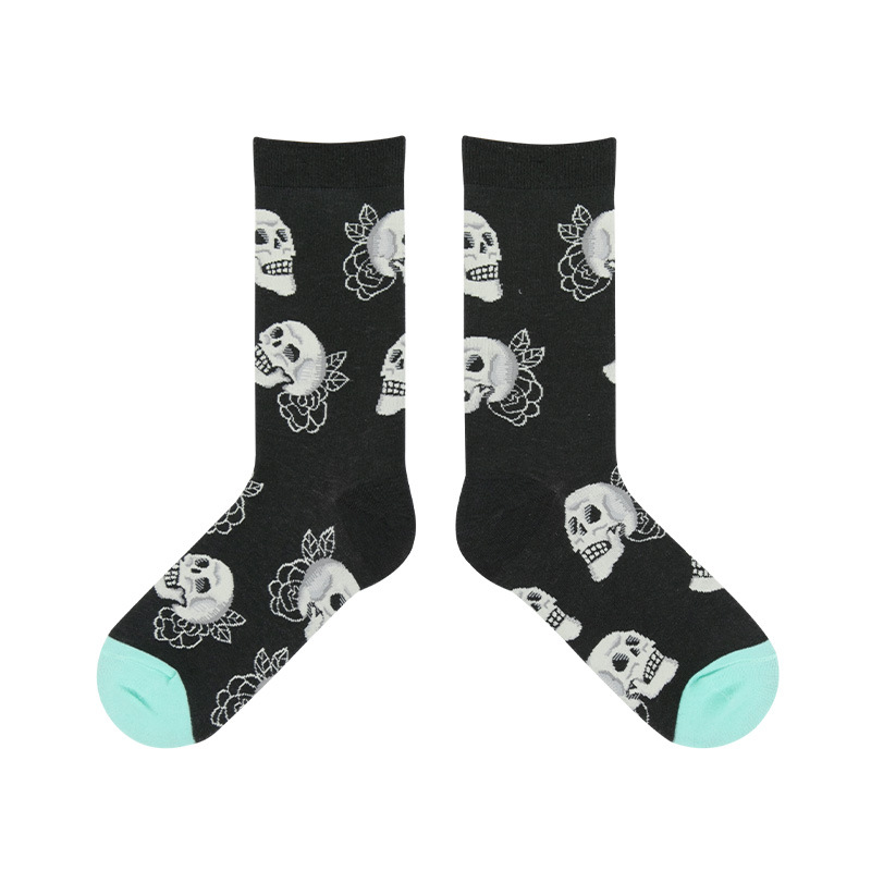 Rose Skull Socks – Ice Cream Cake