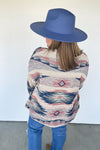 Dusty Blue Fedora Hat